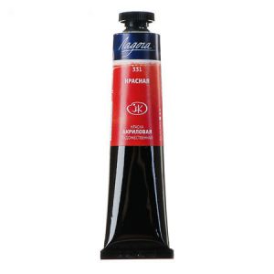 Farba akrylowa Ladoga 46ml, Czerwona - Red